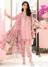 M.Prints | Stitched Embroidered Lawn Suit | MPT-3B