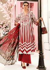 M.Prints | Stitched Embroidered Lawn Suit | MPT-9A