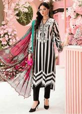 M.Prints | Stitched Embroidered Lawn Suit | MPT-9B