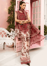 M.Prints | Stitched Embroidered Lawn Suit | MPT-8A