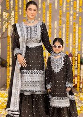 Simrans Aaliyah Mommy and Daughter Collection | Black