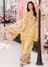 Maria.B | Unstitched Embroidered Lawn Suit | MPT-3A
