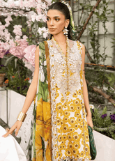Maria.B | Unstitched Embroidered Lawn Suit | MPT-6A