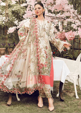 Maria.B | Unstitched Embroidered Lawn Suit | MPT-5A