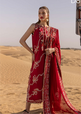 Crimson | Lawn | Unstitched | D8-B
