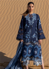 Crimson | Lawn | Unstitched | D1-B