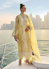 Maria B Luxury Lawn Design 4A | Premium Tailor Stitched 3 Piece Suit