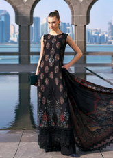 Maria B Luxury Lawn Design 5B | Premium Tailor Stitched 3 Piece Suit