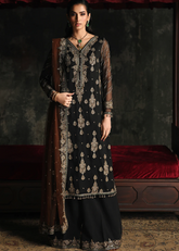 Charizma Aura Embroidered Luxury Chiffon Stitched Outfit - CA26-01