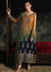 Charizma Aura Embroidered Luxury Chiffon Stitched Outfit - CA26-02