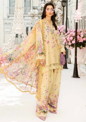 M.Prints | Stitched Embroidered Lawn Suit | MPT-3A