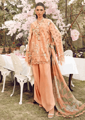 M.Prints | Stitched Embroidered Lawn Suit | MPT-2A