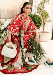 M.Prints | Stitched Embroidered Lawn Suit | MPT-6B