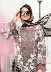 M.Prints | Stitched Embroidered Lawn Suit | MPT-8B