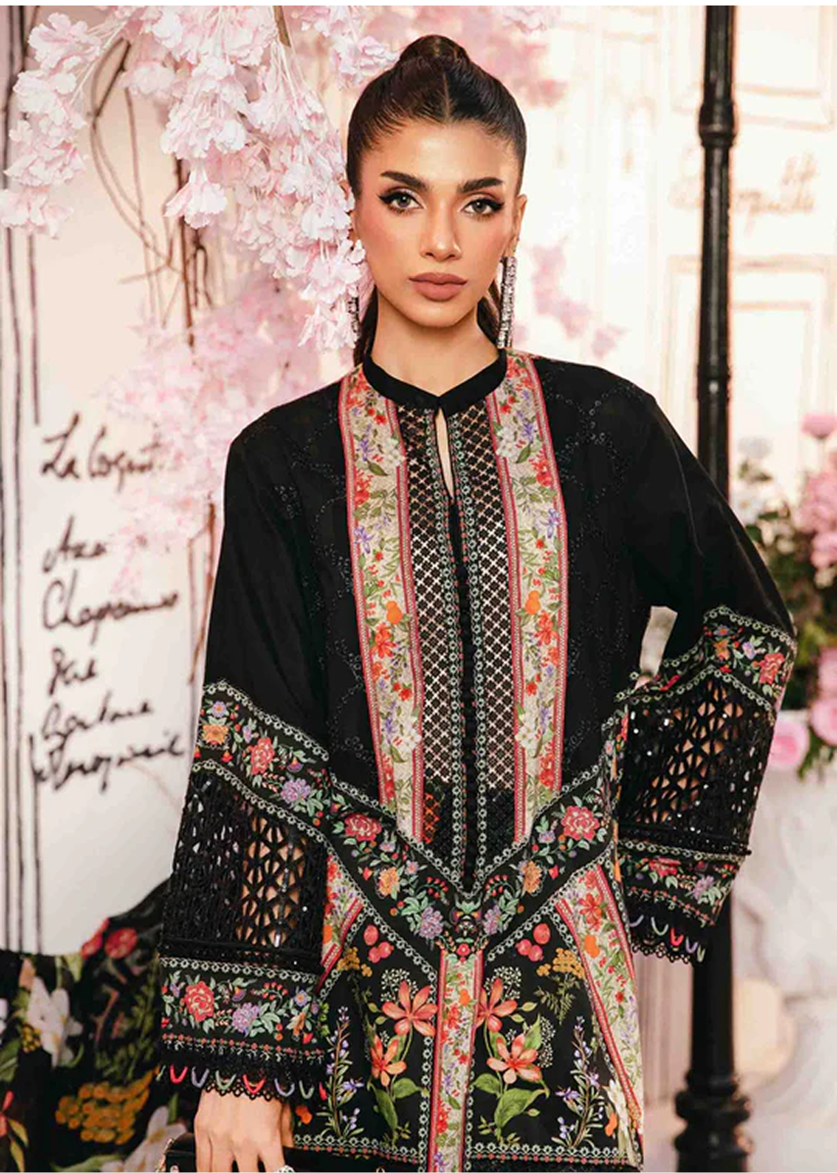 M.Prints | Stitched Embroidered Lawn Suit | MPT-10B