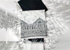 Elegant Unstitched Lawn Suit