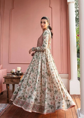 Ethnic Inspired Luxury Floral Printed Viscose Anarkali Maxi Dress