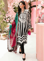 Maria.B | Unstitched Embroidered Lawn Suit | MPT-9B