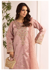 Simrans Serene Blush Pink – Festive Luxury Embroidered 3 Piece Suit
