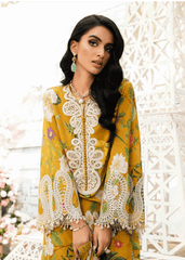 Maria.B | Unstitched Embroidered Lawn Suit | MPT-4B