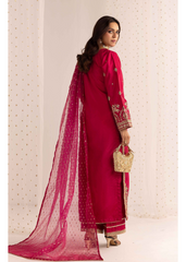 Simrans Serene Ruby – Festive Luxury Embroidered 3 Piece Suit