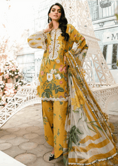 Maria.B | Unstitched Embroidered Lawn Suit | MPT-4B