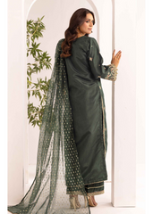 Simrans Serene Emerald – Festive Luxury Embroidered 3 Piece Suit