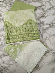 Elegant Unstitched Lawn Suit