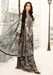 Maria.B | Unstitched Embroidered Lawn Suit | MPT-8B