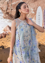 Crimson | Lawn | Unstitched | D3-B