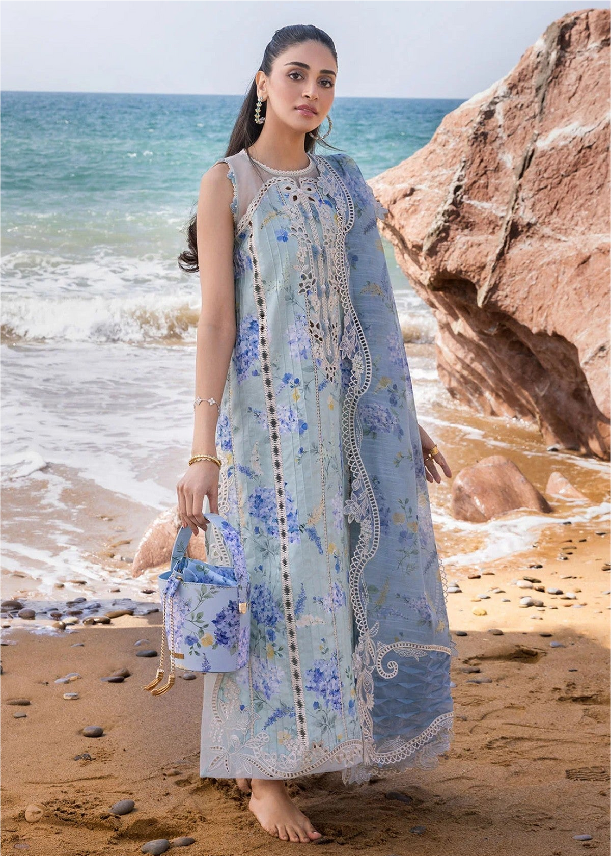 Crimson | Lawn | Unstitched | D3-B