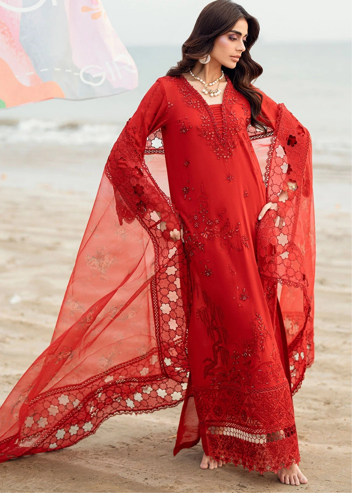 Nureh | Khuwab | Embroidered Swiss Lawn | 3 Piece Suit | NE-147