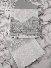 Elegant Unstitched Lawn Suit