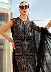 Maria B Luxury Lawn Design 8B | Premium Tailor Stitched 3 Piece Suit