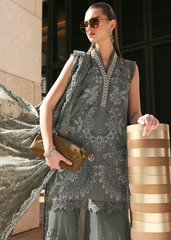 Maria B Luxury Lawn Design 3B | Premium Tailor Stitched 3 Piece Suit