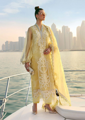 Maria B Luxury Lawn Design 4A | Premium Tailor Stitched 3 Piece Suit