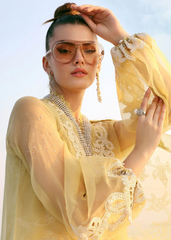 Maria B Luxury Lawn Design 4A | Premium Tailor Stitched 3 Piece Suit