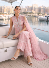 Maria B Luxury Lawn Design 4B | Premium Tailor Stitched 3 Piece Suit