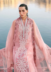 Maria B Luxury Lawn Design 4B | Premium Tailor Stitched 3 Piece Suit