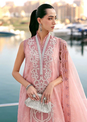 Maria B Luxury Lawn Design 4B | Premium Tailor Stitched 3 Piece Suit