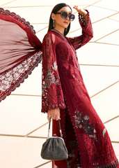 Maria B Luxury Lawn Design 7A | Premium Tailor Stitched 3 Piece Suit