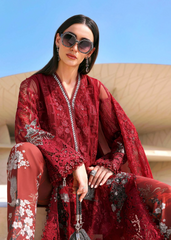 Maria B Luxury Lawn Design 7A | Premium Tailor Stitched 3 Piece Suit