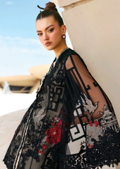 Maria B Luxury Lawn Design 7B | Premium Tailor Stitched 3 Piece Suit