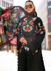 Maria B Luxury Lawn Design 10B | Premium Tailor Stitched 3 Piece Suit