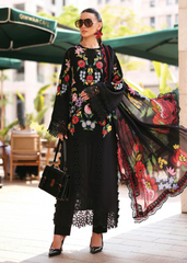 Maria B Luxury Lawn Design 10B | Premium Tailor Stitched 3 Piece Suit