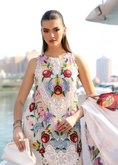 Maria B Luxury Lawn Design 10A | Premium Tailor Stitched 3 Piece Suit