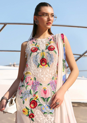 Maria B Luxury Lawn Design 10A | Premium Tailor Stitched 3 Piece Suit