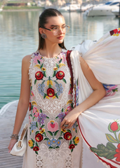 Maria B Luxury Lawn Design 10A | Premium Tailor Stitched 3 Piece Suit