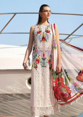 Maria B Luxury Lawn Design 10A | Premium Tailor Stitched 3 Piece Suit