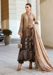 Maria B Luxury Lawn Design 1A | Premium Tailor Stitched 3 Piece Suit